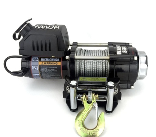 [[KMW] 2500LBWINCH] 2500LB 12v Ninja with steel cable