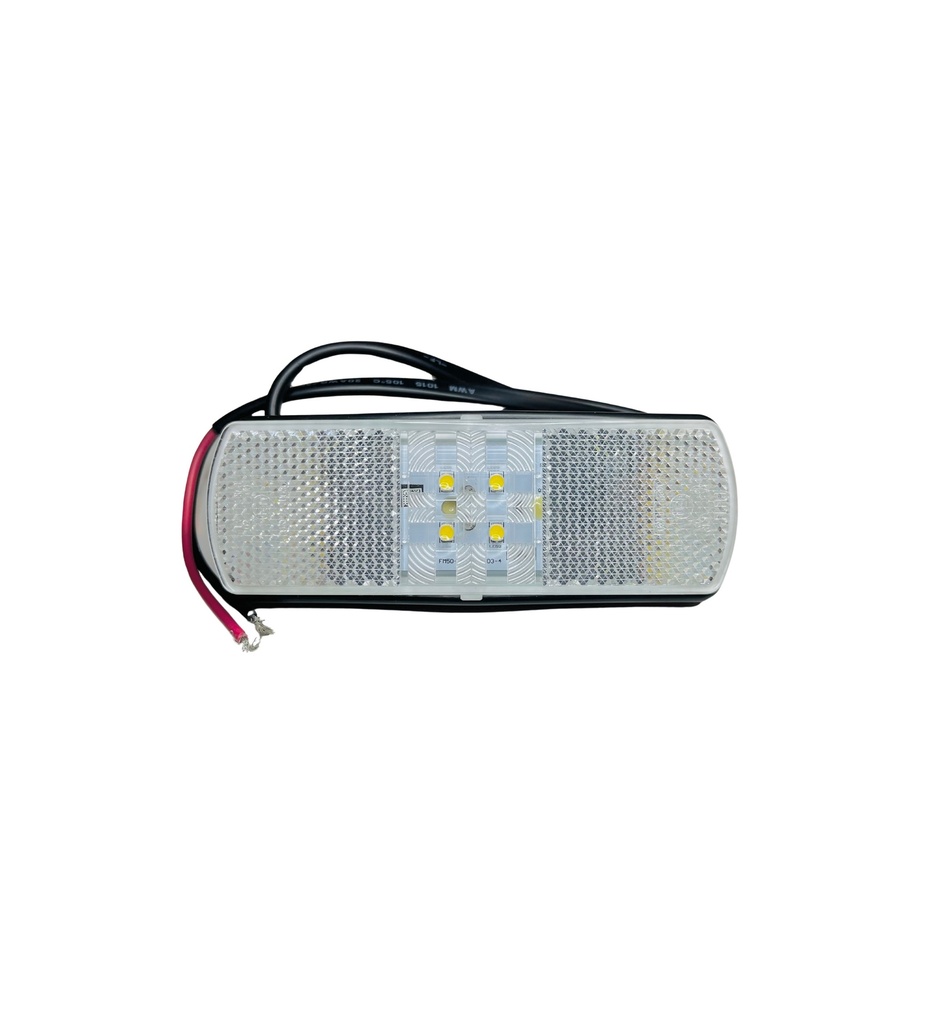 LED Front Marker Vari Volt - White - Large
