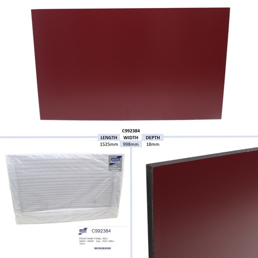 [C992384 ] 505 FRONT RAMP PANEL RED 