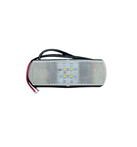 [[KMW] FRONTMARKERWHITELONG] LED Front Marker Vari Volt - White - Large